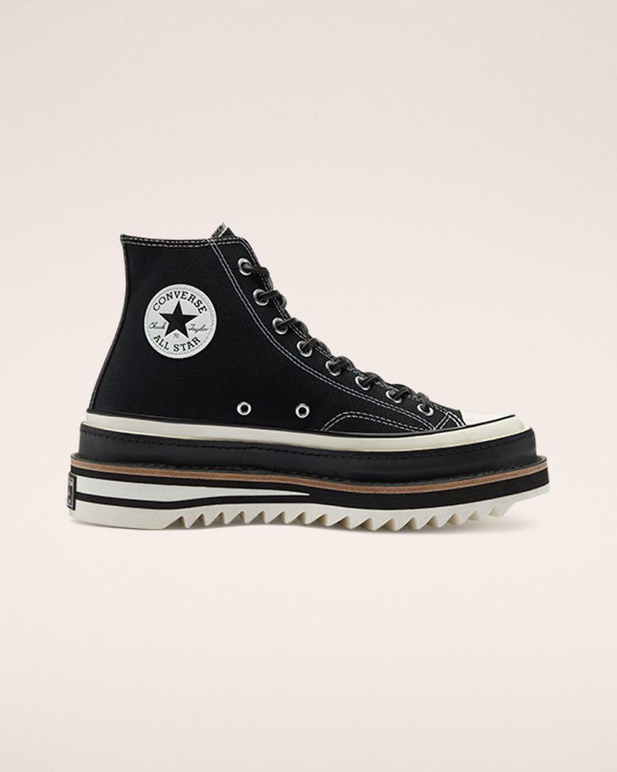 Tenis Converse Chuck 70 Trek Cano Alto Feminino Pretas | PT V091P54